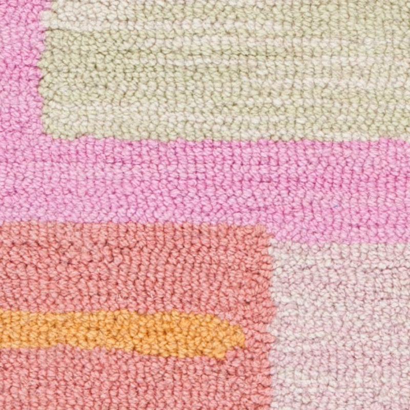Isabelle & Max™ Krystyna Handmade Pink/Blue/Orange Rug & Reviews Wayfair